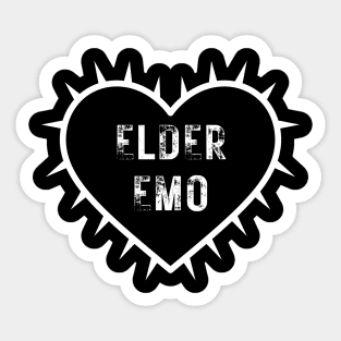 Elder Emo Sticker